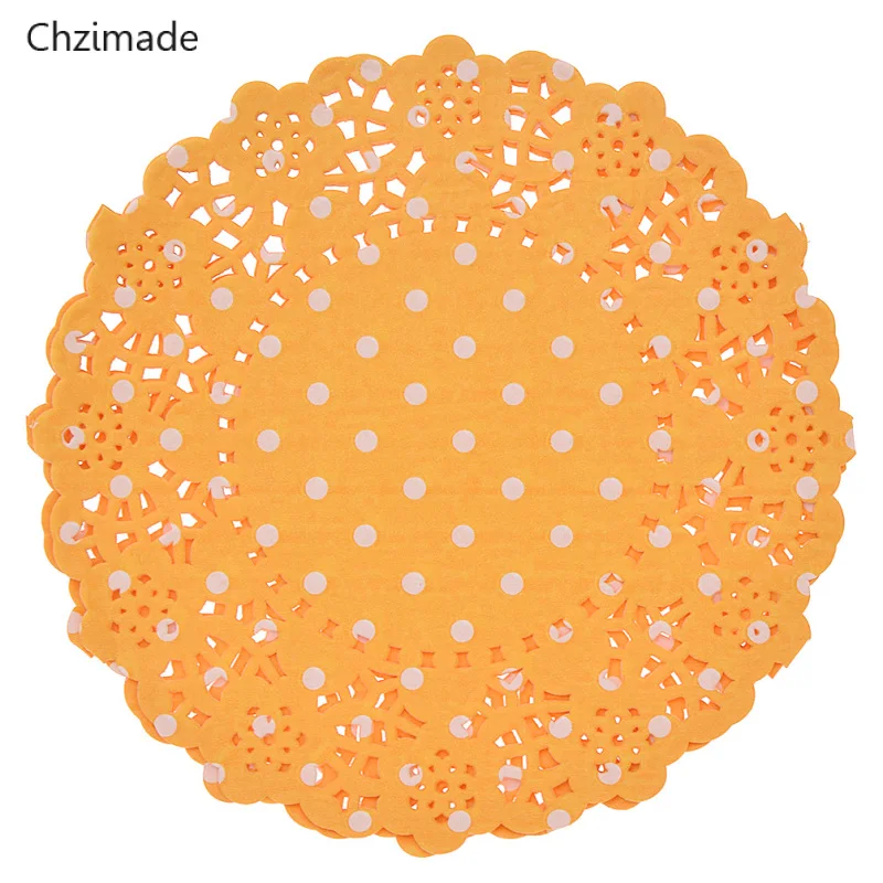 Lychee Life Dots кружевные бумажные салфетки для украшения свадебной вечеринки поделки