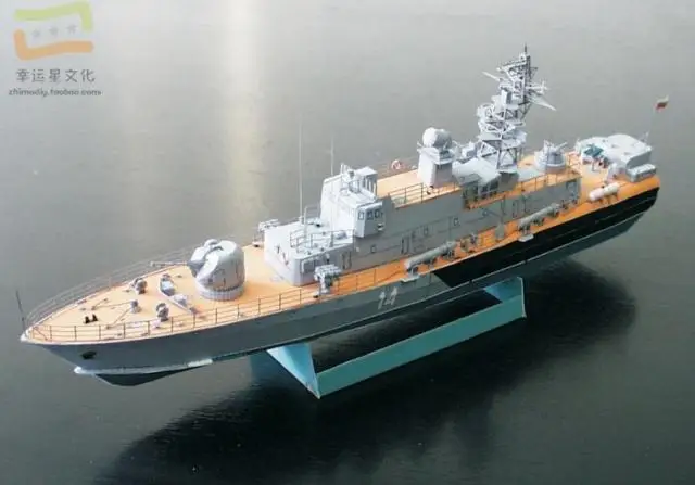 Русский Krivak класс фригейт Военная Модель 3D бумажная модель Сделай Сам форма