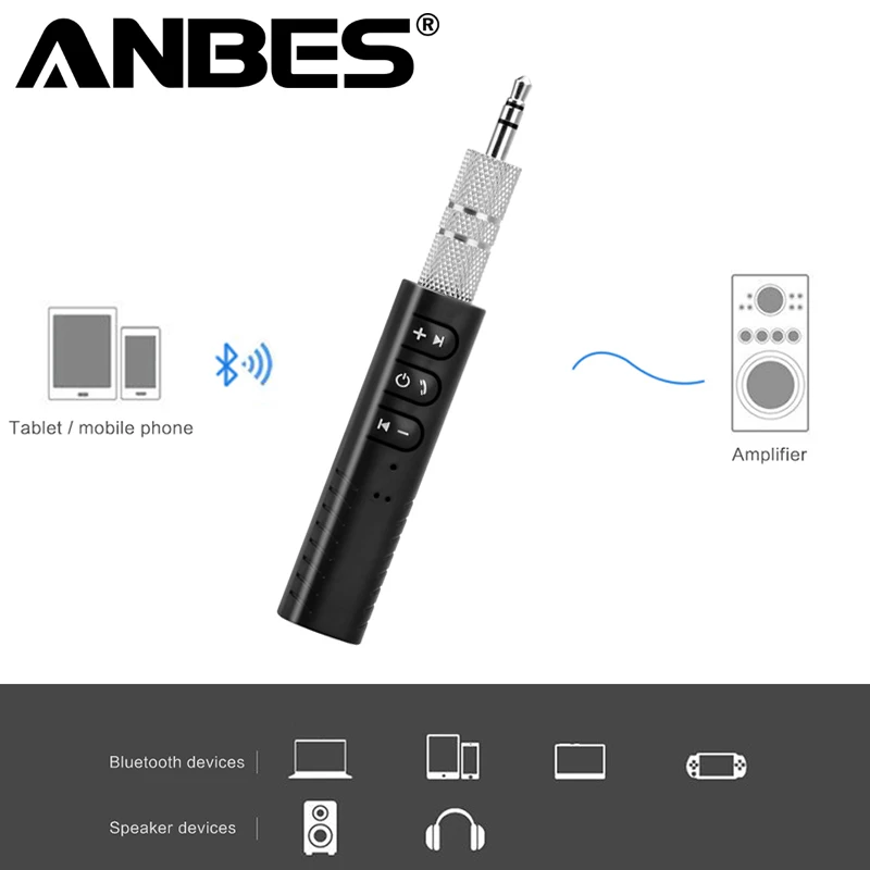 Bluetooth AUX 3 5 мм разъем автомобильный комплект Бесконтактный для музыки Аудио