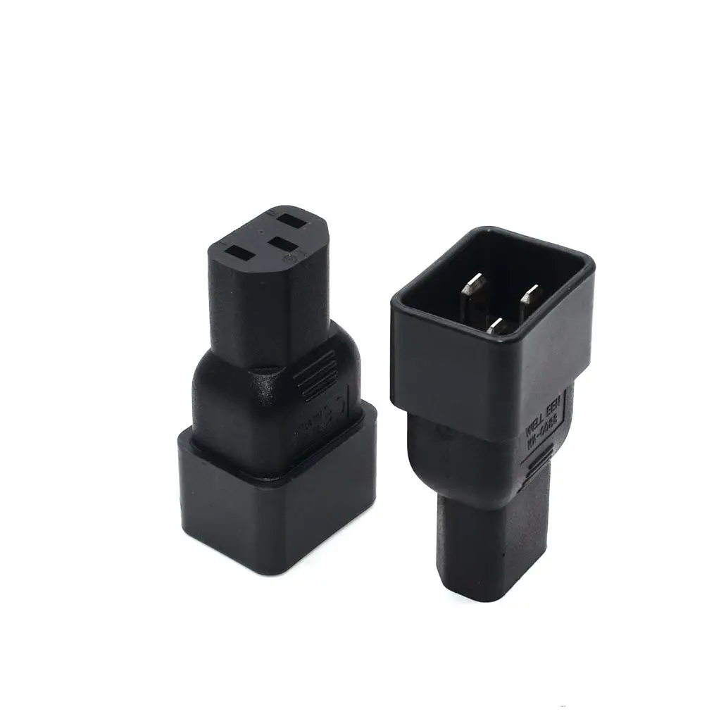 IEC 320 C14 в европейскую швейцарскую розетку Швейцарский 3Pin мужчин и женщин удлинитель питания разъем адаптер Номинальная 10A 250 В