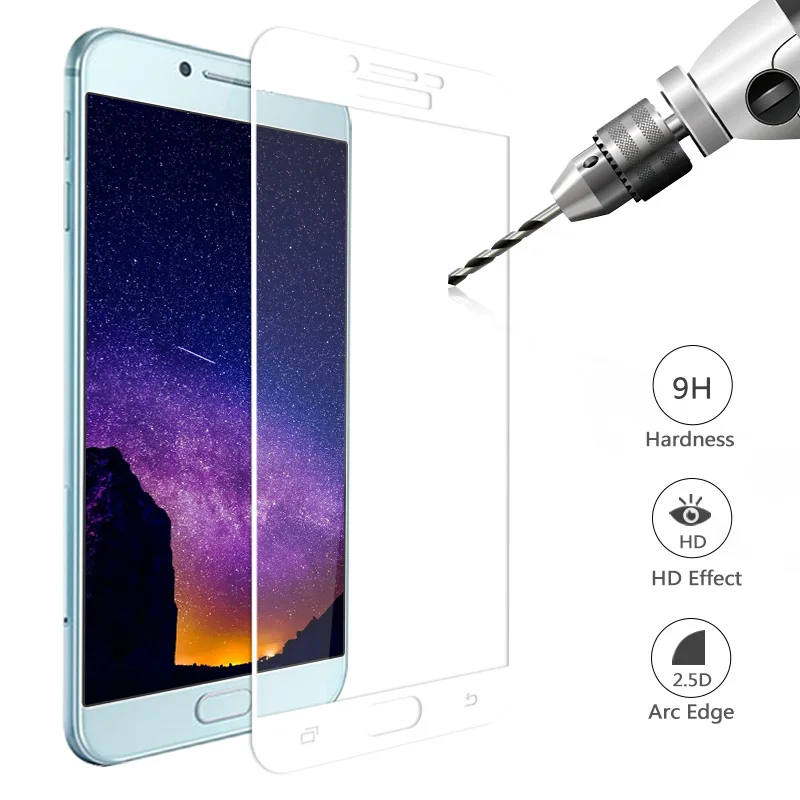 Защитное закаленное стекло для Samsung Galaxy A8 2016 A810 задней панели SM A810F|Защитные