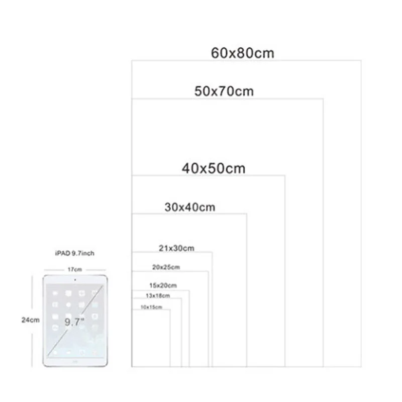 OUCAG печать нестандартного размера под заказ фото Спрей картина на Печать холсте