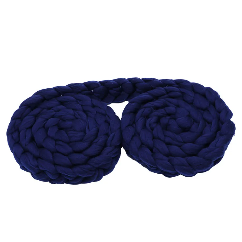 Шерстяное вязаное одеяло ручной работы реквизит для фотосъемки новорожденных |