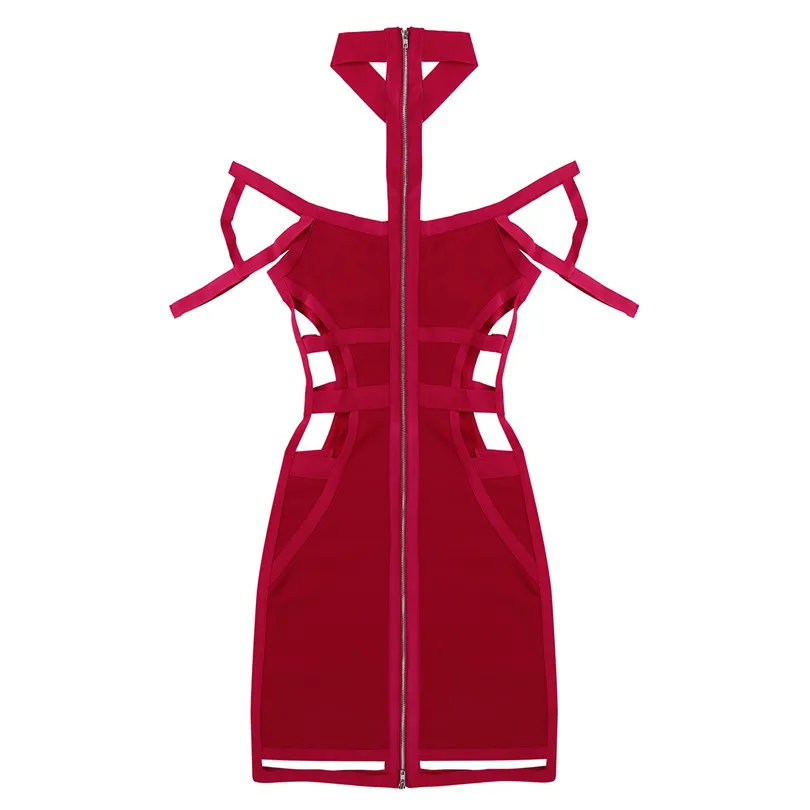 Элегантное облегающее платье с лямкой на шее вырезами без рукавов ажурное