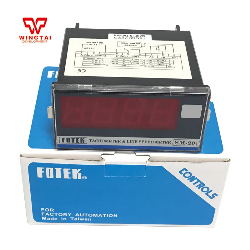 

Fotek tachometer & Line Speed Meter SM-20 4 Digital Speed Meter