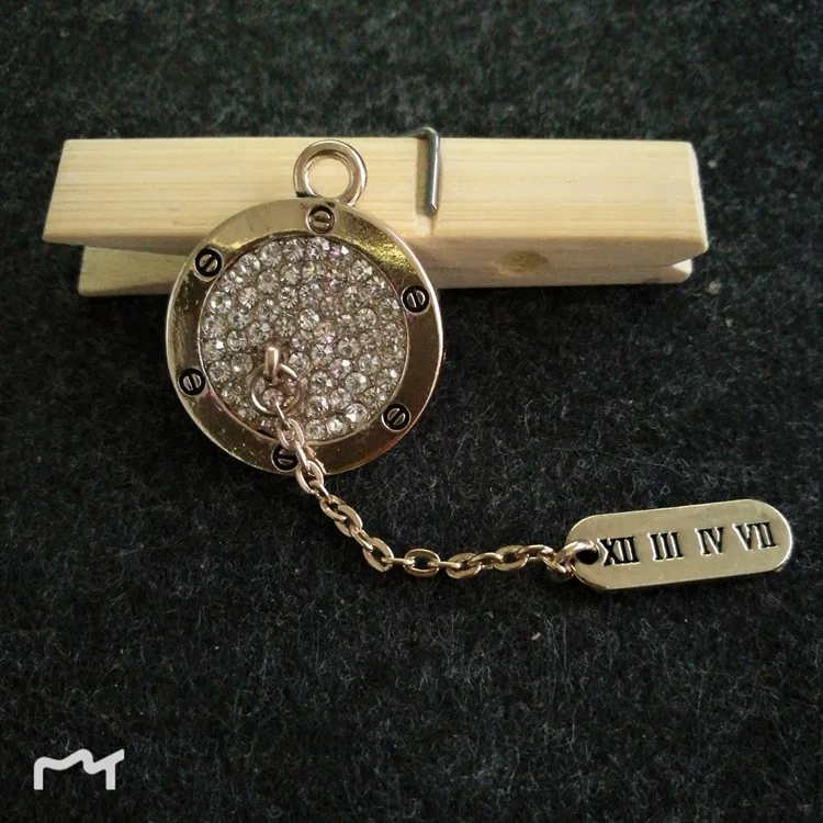 6 шт. в партии высокое качество круглая торжественная Подвеска со стразами