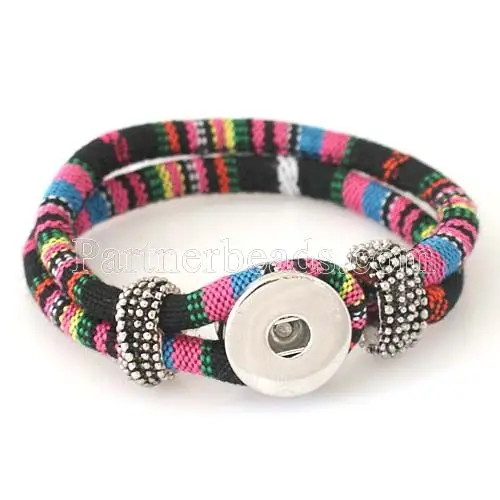 Горячая оптовая продажа браслет с застежкой и браслеты Новые легкие текстильные