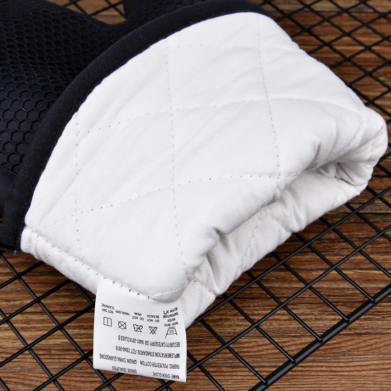 2 шт. силиконовых перчаток Кухня термостойкие перчатки Температура стойкие