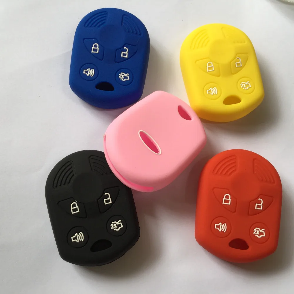 Резиновый силиконовый чехол для дистанционного ключа Ford C Max Transit Connect Focus Escape F350