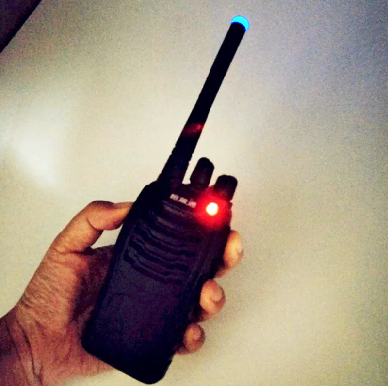 Светоизлучающая антенна XQF SMA-M UHF для YAESU Vertex VX-1R VX-2R VX-3R VX-7R Zastone UV-3R двусторонняя