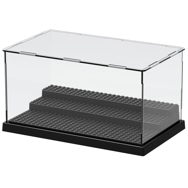 

Lepining LELE 79150 Figures Deluxe Acrylic Collectible Item Building Blocks Display Mini Box Display Case Bricks