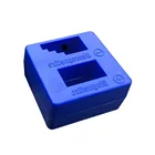 1 шт. Магнитный размагничиватель инструмент синяя Отвертка Магнитный Инструмент отвертка