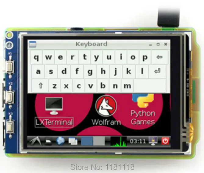 Raspberry pi 3 2 дюймовый ЖК дисплей модуль 320*240 пикселей резистивный сенсорный экран 48
