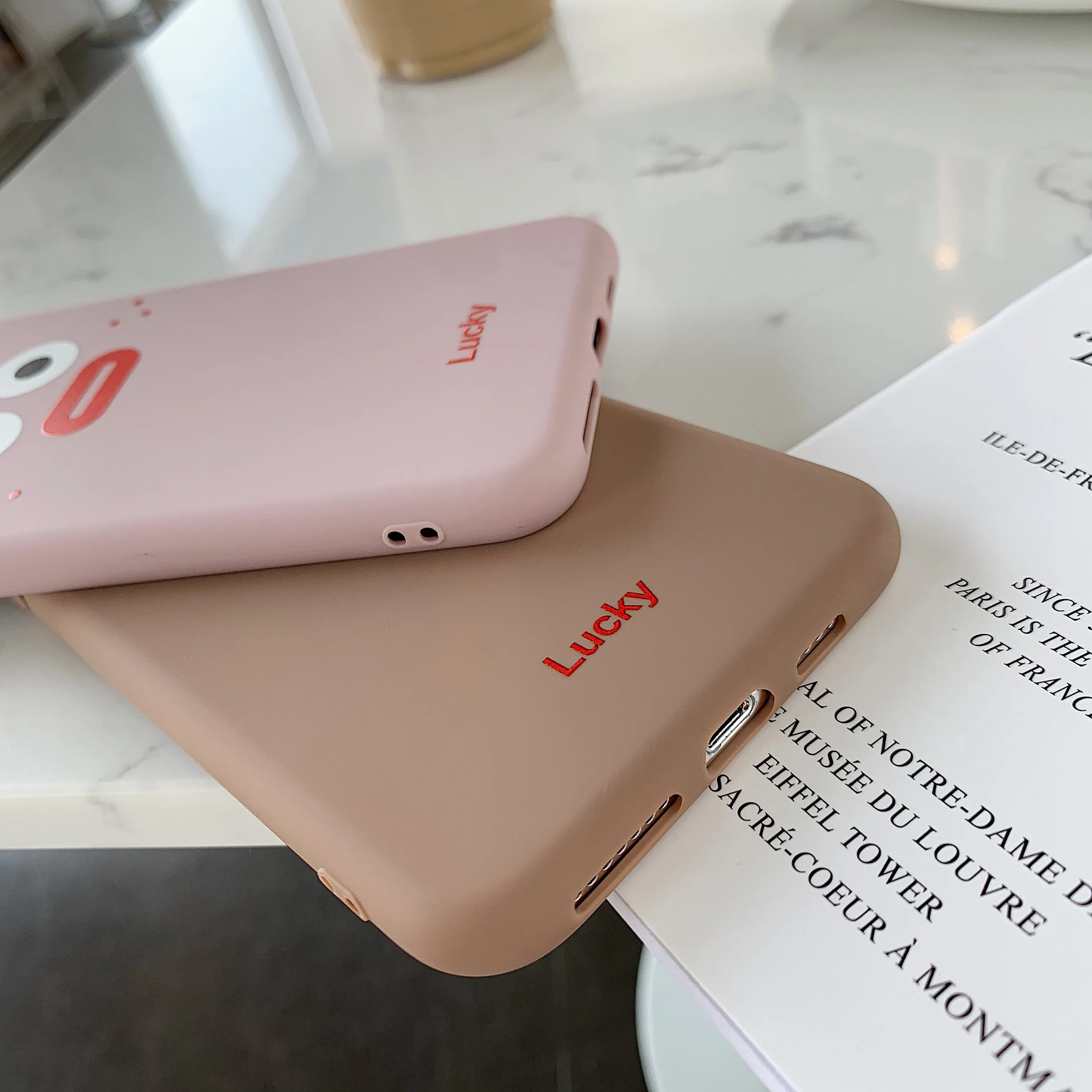 Милый силиконовый чехол с рисунком для iphone 6 6S Plus X XS MAX простая мягкая задняя