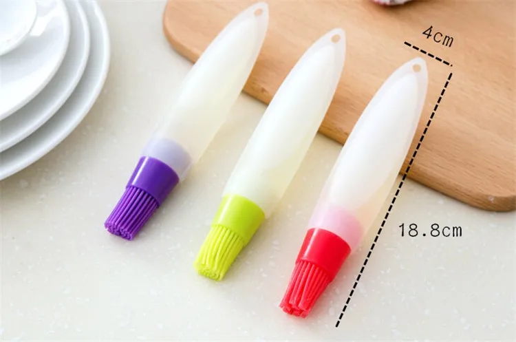 Силиконовая щетка для меда 1 шт. 2 разных цвета приправа масла с бутылкой