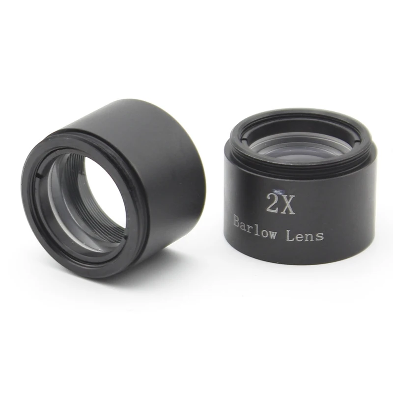 2x линзы Барлоу Чистые оптические стеклянные широкополосное покрытие для