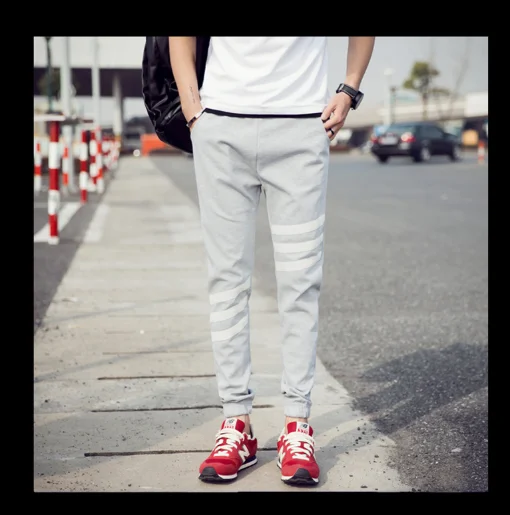 Джоггеры цвета хаки Новое поступление модные повседневные облегающие мужские