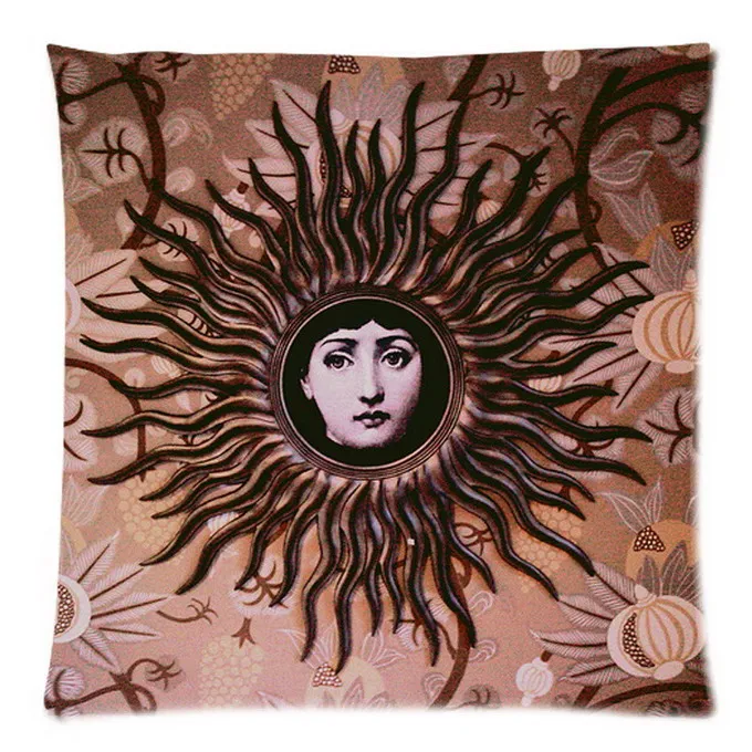 Rosenthal Piero fornasetti работы квадратные напильники со 18X18 дюймов декоративное покрывало для дивана наволочка для дома из хлопка на воздушной подушке cojines чехлы - Цвет: 5