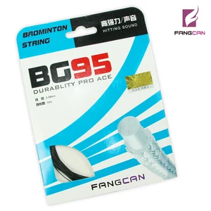 1 шт., профессиональная ракетка для бадминтона FANGCAN BG95 диаметром 0,68 мм, 10 мкатушка