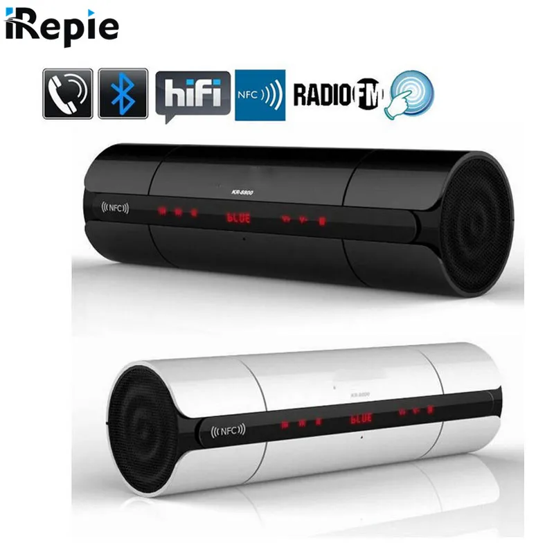 IRepie NFC Bluetooth динамик портативный Радио беспроводной s стерео громкий FM HI FI Boombox Бас