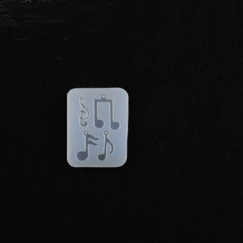 

Note Shape Cabochon Silicone DIY Earrings Mold Necklace Pendant Mold for Epoxy Resin molds Making Craft Accessory Mould Tools