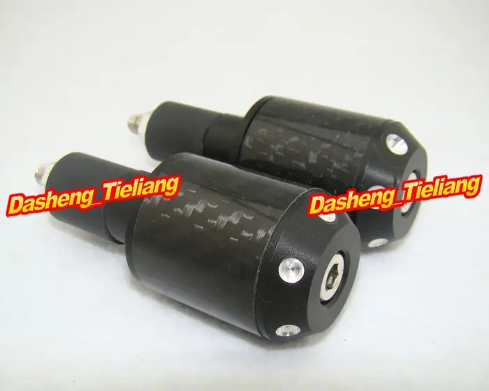 

Universal Motorbike 7/8" & 22mm Carbon Bar Ends for Honda/Yamaha/Suzuki/Kawasaki Grip Cap Plug Slider