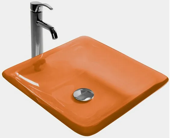 Rectangular Bathroom Resin Acrylic Counter Top Sink Vesel Solid surface Stone cloakroom Vanity Colored Wash Basin 3858-480 | Обустройство