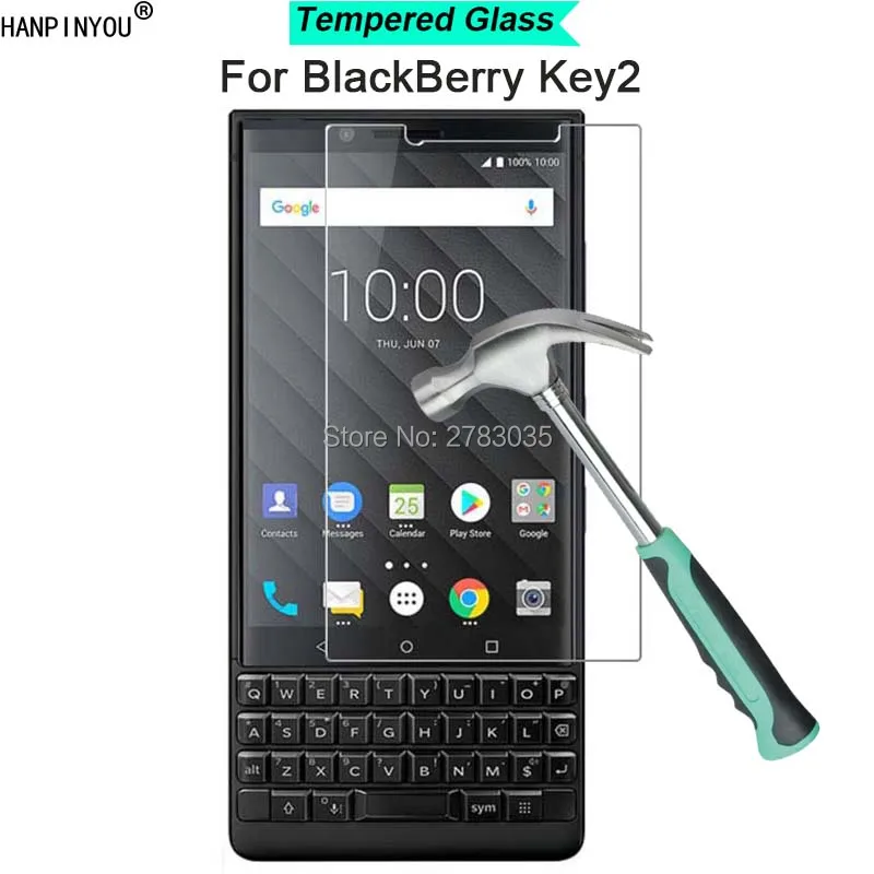 Ультратонкая закаленная Защитная стеклянная пленка для экрана BlackBerry Key 2 Two Key2 4 5