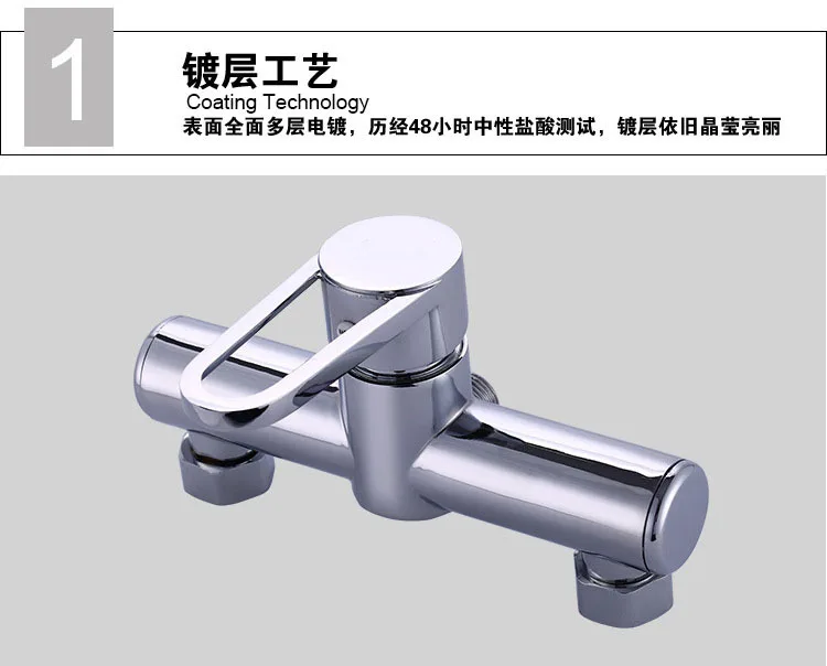 Бесплатная доставка смеситель для ванной комнаты с одной ручкой и двумя