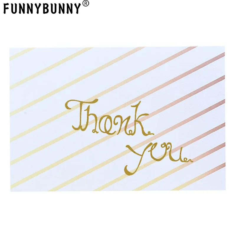 FUNNYBUNNY 4 дюйма x 6 дюймов благодарим вас карты Оптом Спасибо набор пустых внутри