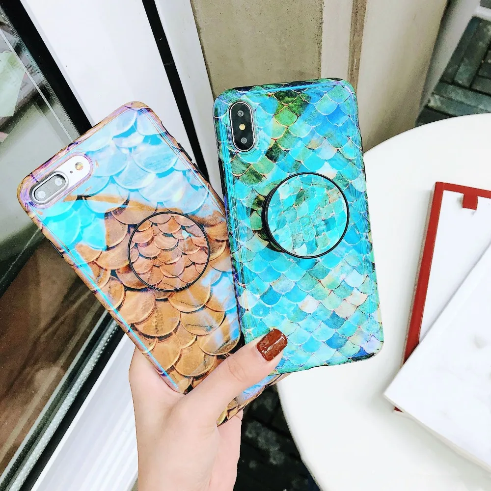 Синий свет рыбы Весы чехол для iphone X 8 7 6 6s Plus|Бамперы| |