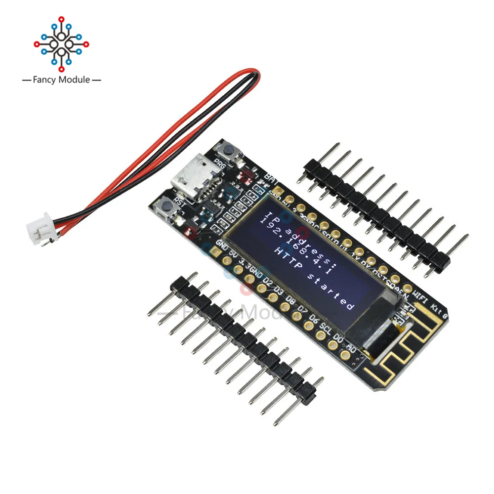 Модуль вспышки ESP8266 с Wi-Fi 0 91 дюйма OLED CP2014 32 Мб PCB NodeMcu для Arduino IOT макетная плата |
