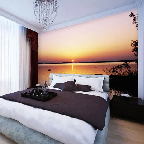 

custom wall mural 3D sunset wallpaper sofa TV coffee house study backdrop living room bedroom restaurant wallpaper mural