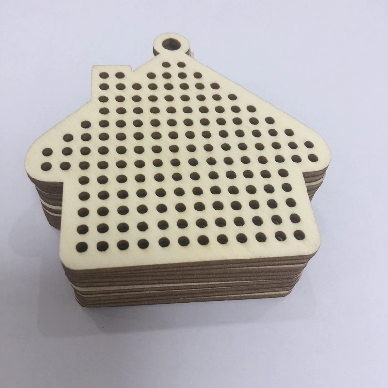 

laser cut house shape for christmas tree hanging decoration christmas gift
