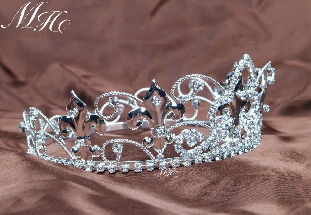 Тиары яркие круглые с кристаллами для детей | Украшения и аксессуары