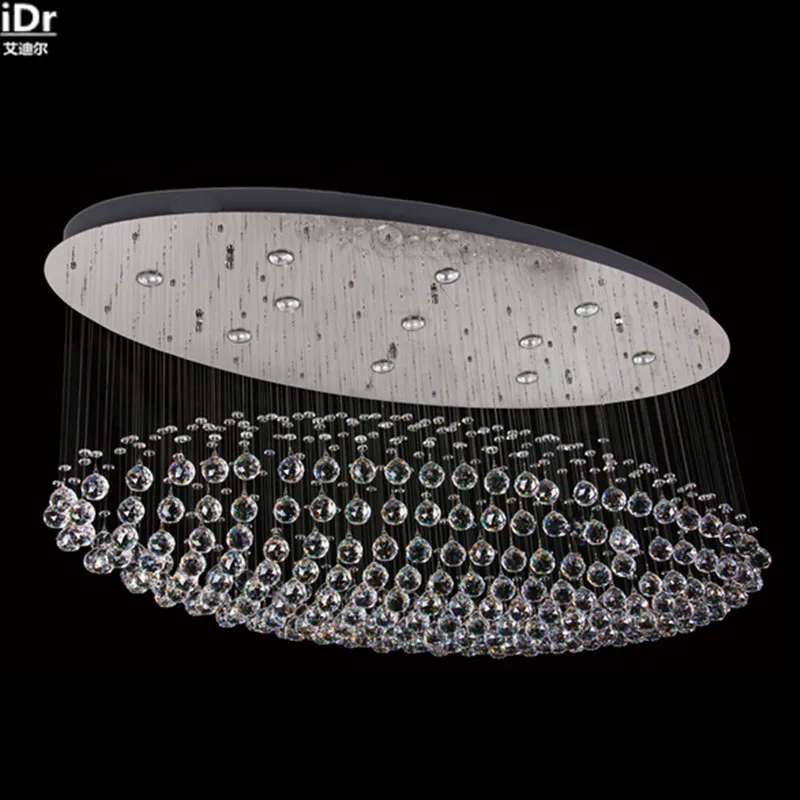 Классический Современный хрустальный лестничный светильник для гостиной