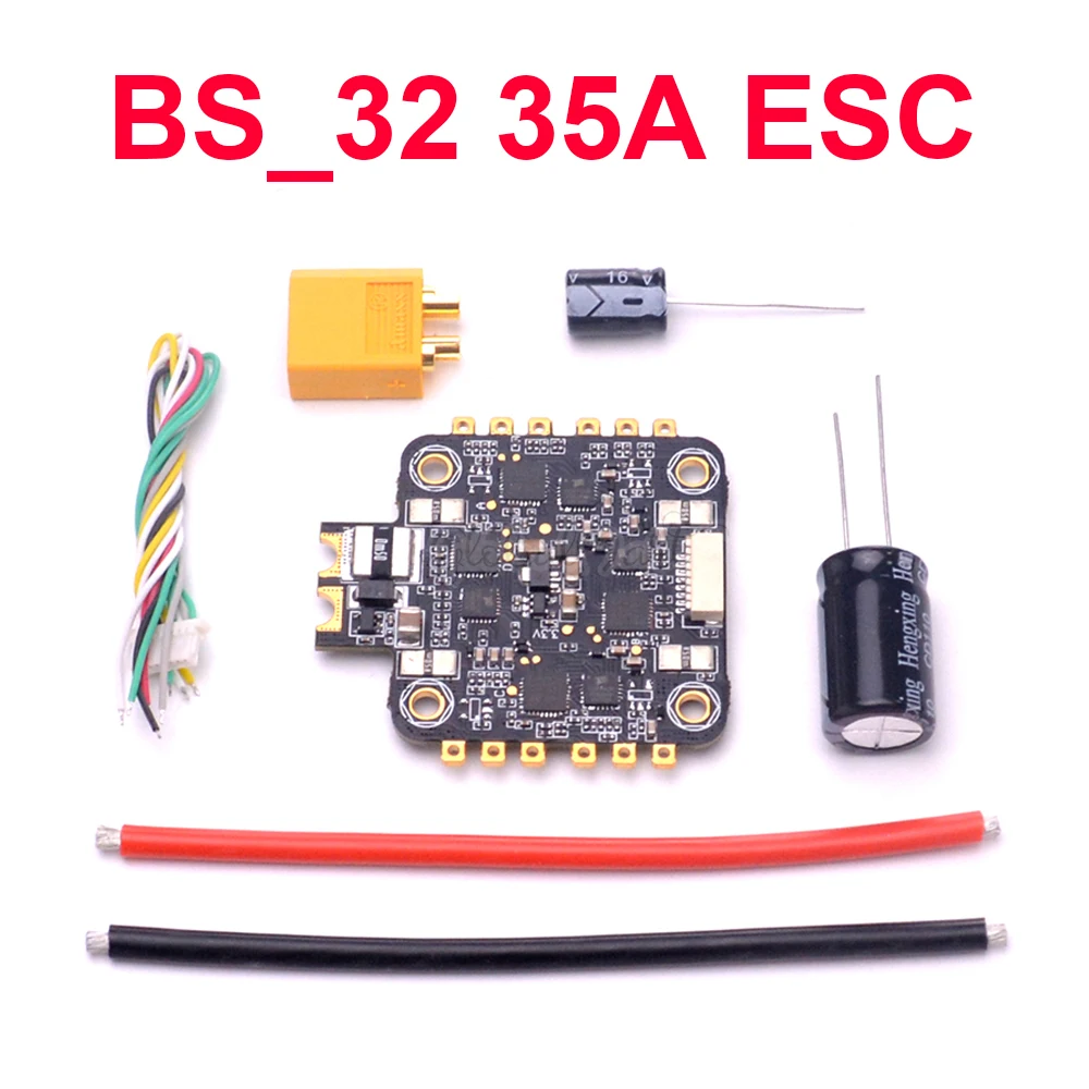 Контроллер скорости ESC BLheli32 DShot300 Dshot600 Dshot1200 плата для многоосевого FPV дрона Martian