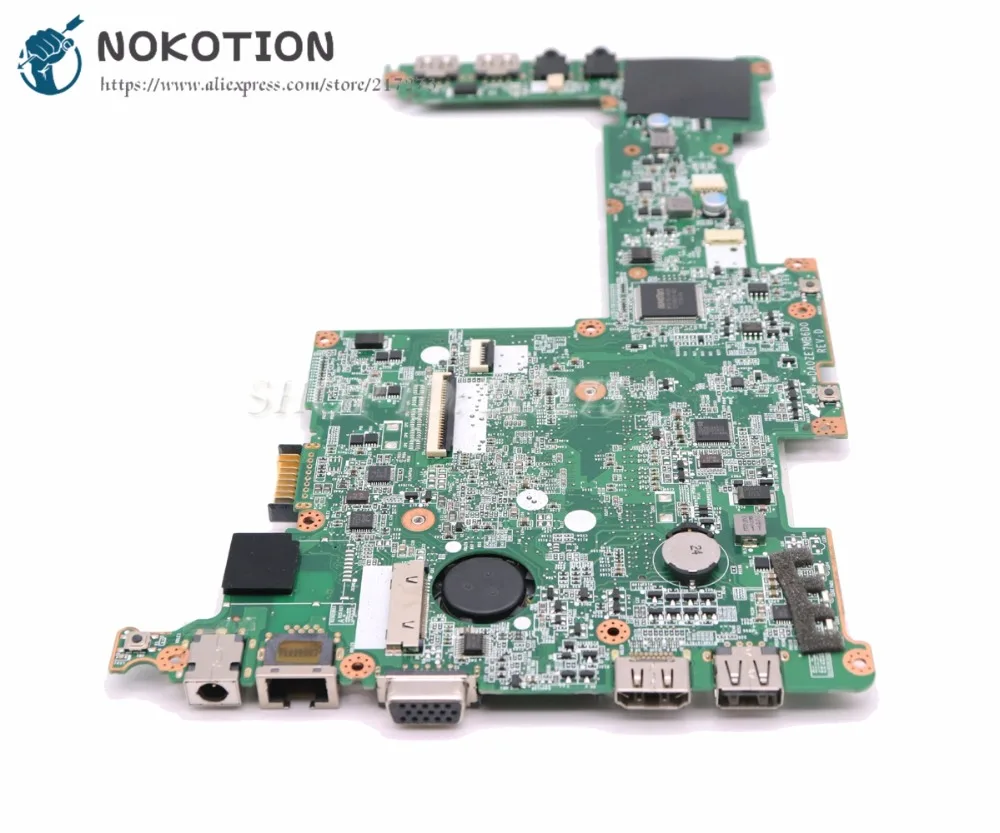Материнская плата NOKOTION для ноутбука Acer aspire D270 ZE7 материнская MBSGA06002 DA0ZE7MB6D0 N2600 CPU