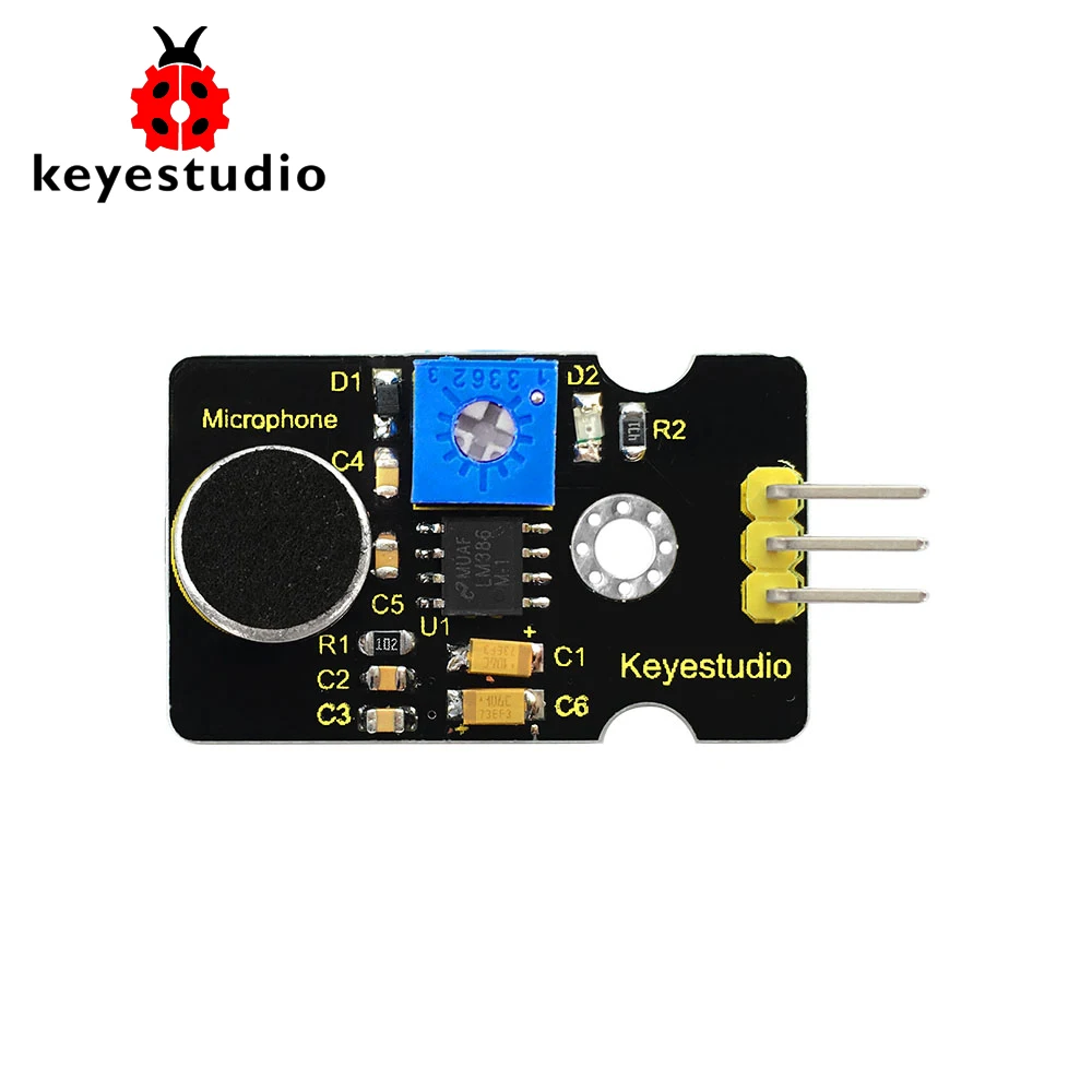 Новый аналоговый шумоизоляционный микрофонный датчик Keyestudio модуль обнаружения
