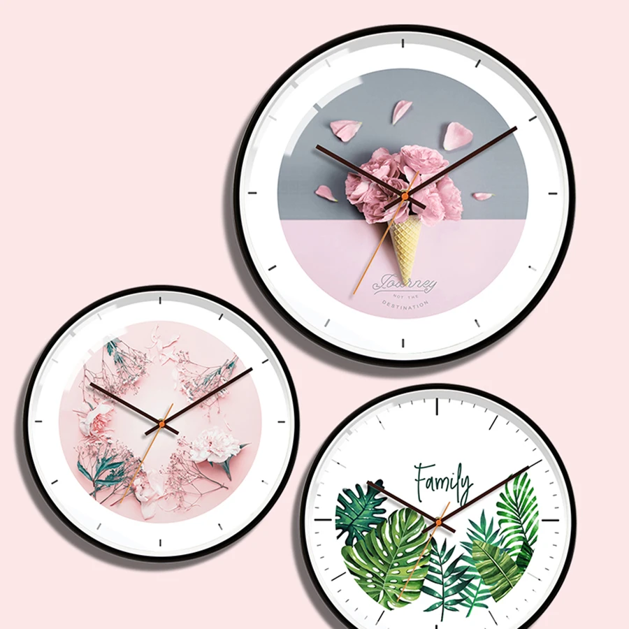 Ins Скандинавский современный дизайн настенные часы домашний декор цифровые
