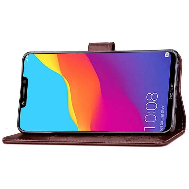 Кожаный чехол для huawei hnonor 8c 8x телефона сумка honor 6c 6a 7x 6x 5a 5x Y6 Y5 II GR3 GR5 2017 откидной