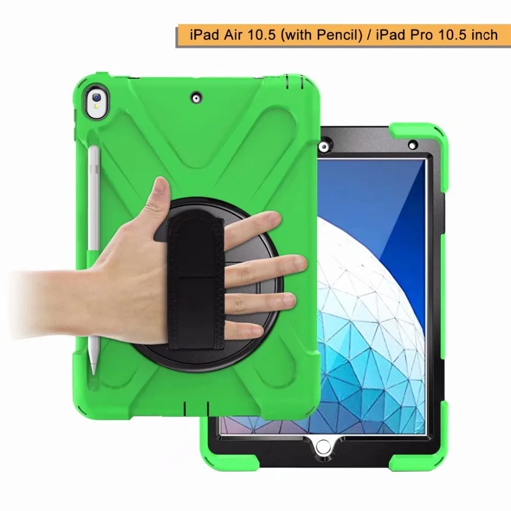 Чехол на 360 градусов для нового iPad Air 10 5 силиконовый защитный чехол-подставка