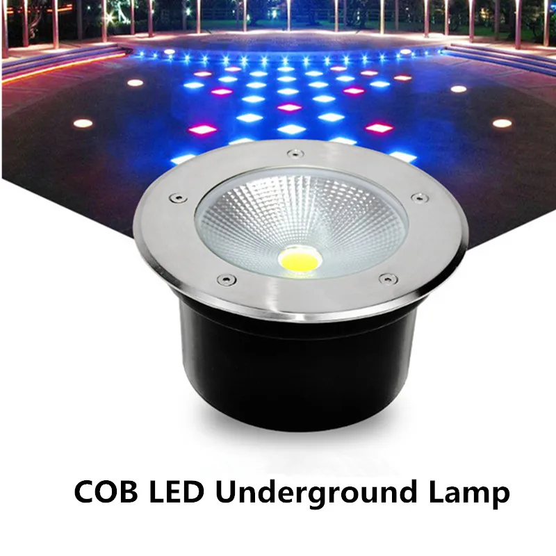 

24W 30W LED Underground Light Waterproof IP68 COB Ground Garden Path Floor Lamp Outdoor RGB Buried Yard Lamp Landscape Light