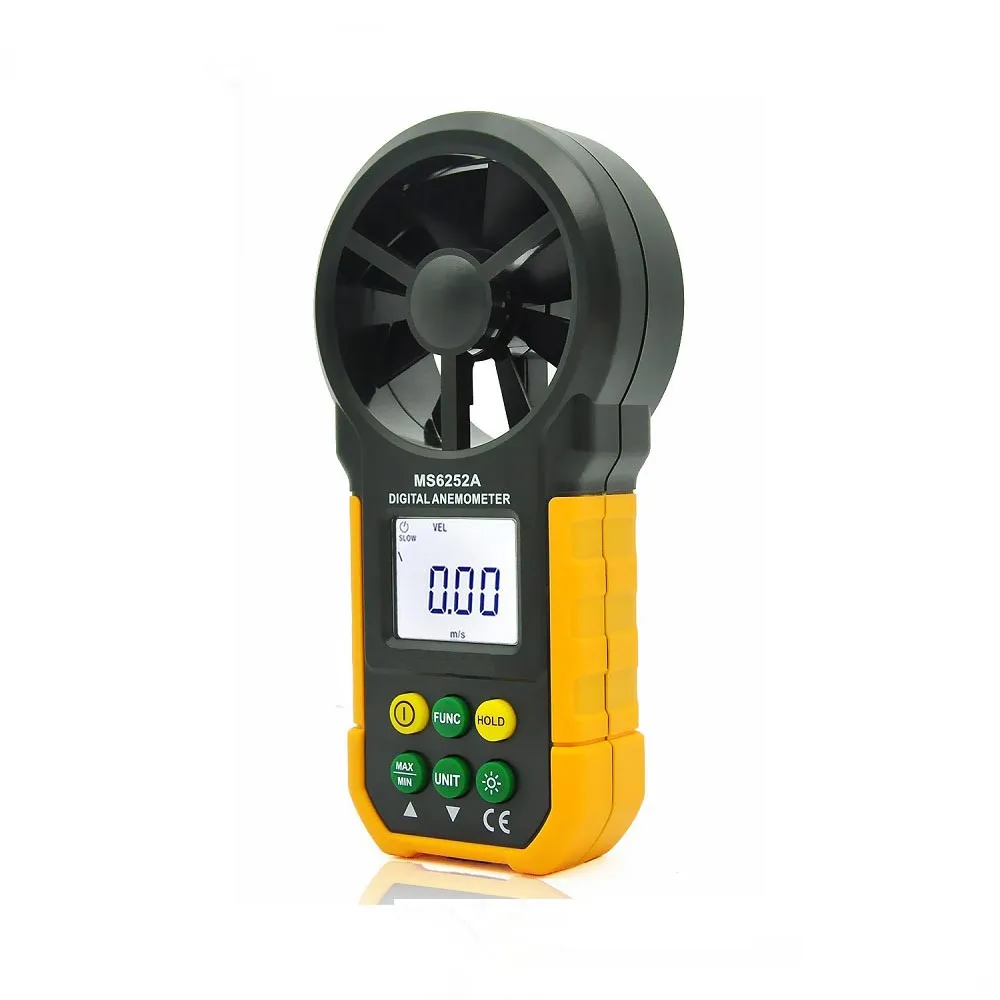 Hot Sale Original MS6252A Handheld Digital Air Wind Speed Instrument Multi-function High precision sensitive Anemometer Meter |