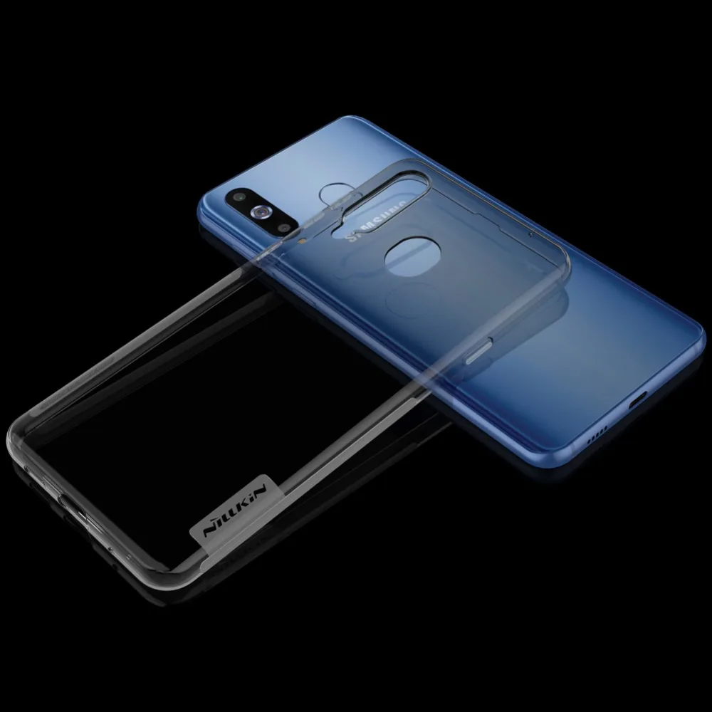 Чехол NILLKIN Nature из ТПУ для Samsung Galaxy A8s мягкий прозрачный силиконовый чехол телефона