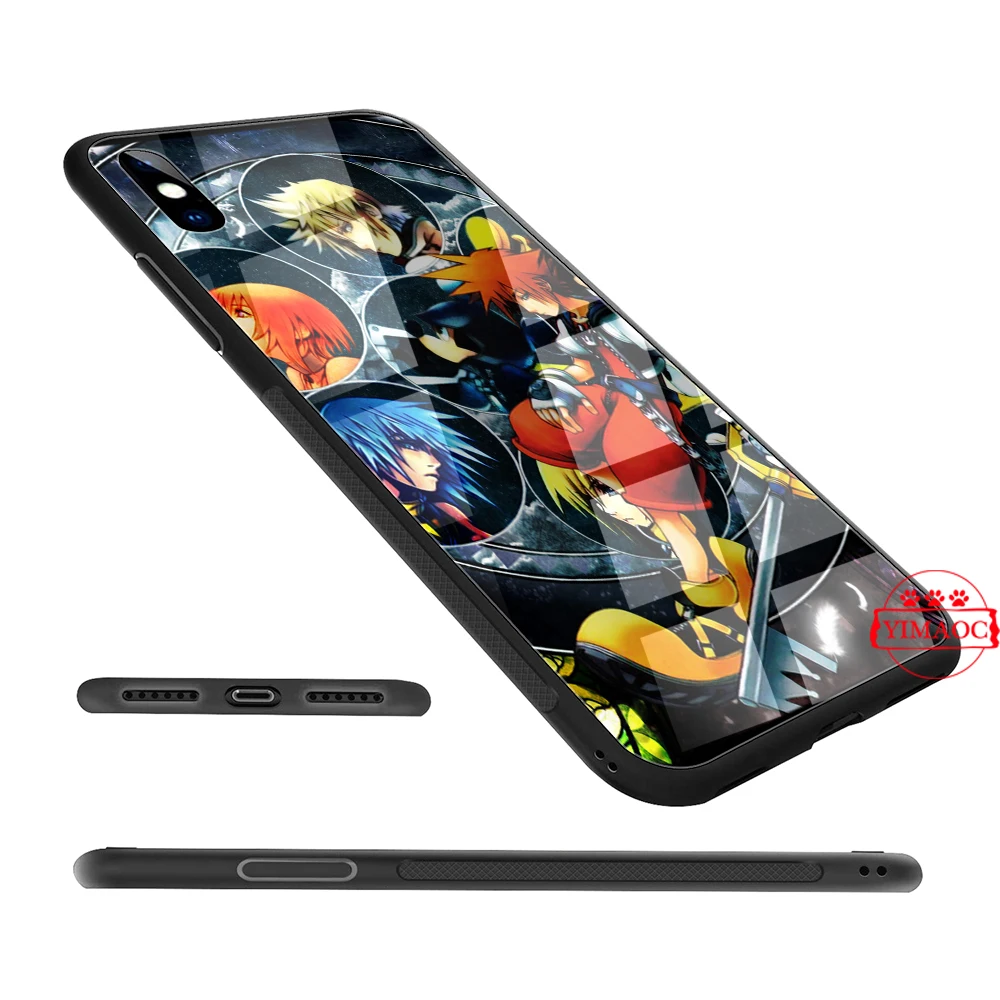 YIMAOC Kingdom Hearts DIY роскошный стеклянный чехол для Xiaomi Redmi 4x 6A note 5 6 7 Pro mi 8 9 Lite A1 A2 F1 |