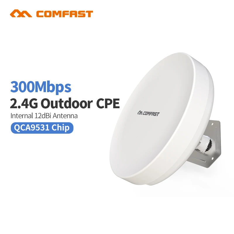Comfast CF-E210N открытый Беспроводной WI-FI маршрутизатор Ретранслятор CPE 2 4 г Long Range 300