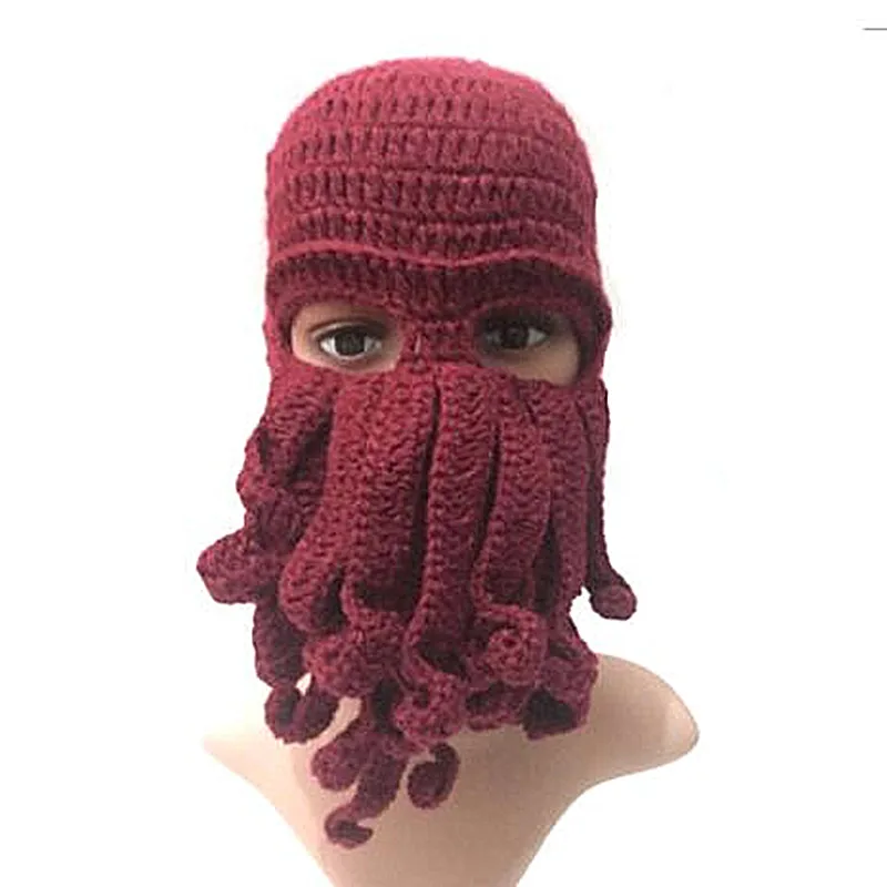 Трикотажная шапка BomHCS novtentacle Octopus Cthulhu Ветрозащитная маска подарок на день