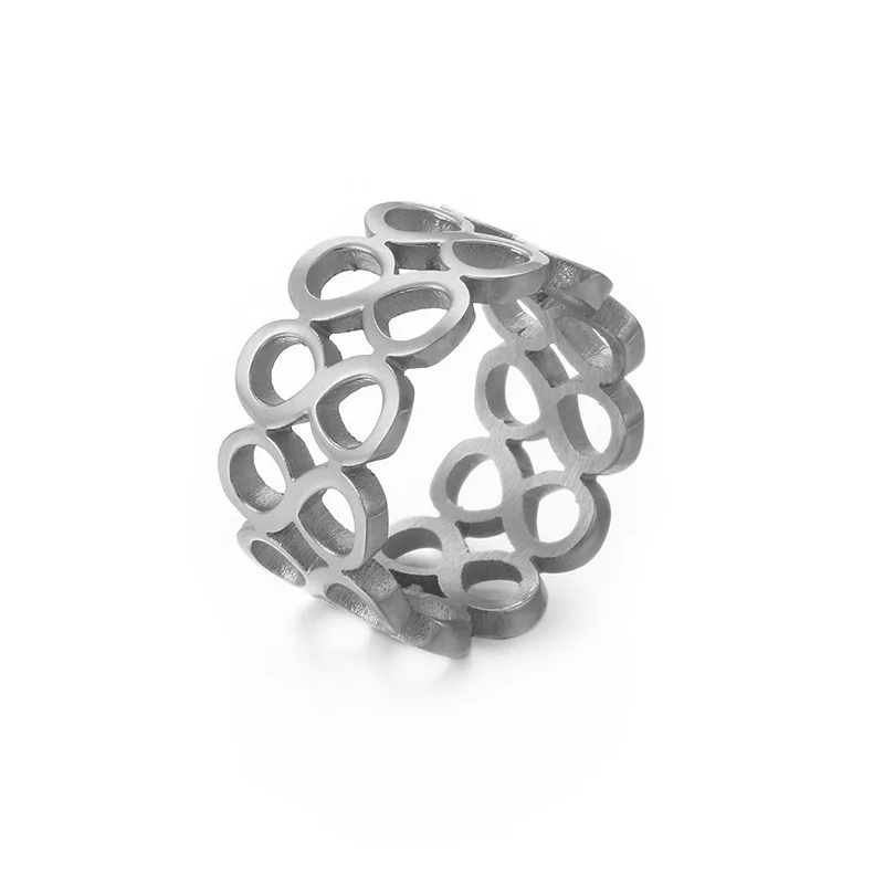 Кольцо бесконечности из нержавеющей стали 316L кольцо вечности шармы лучший друг