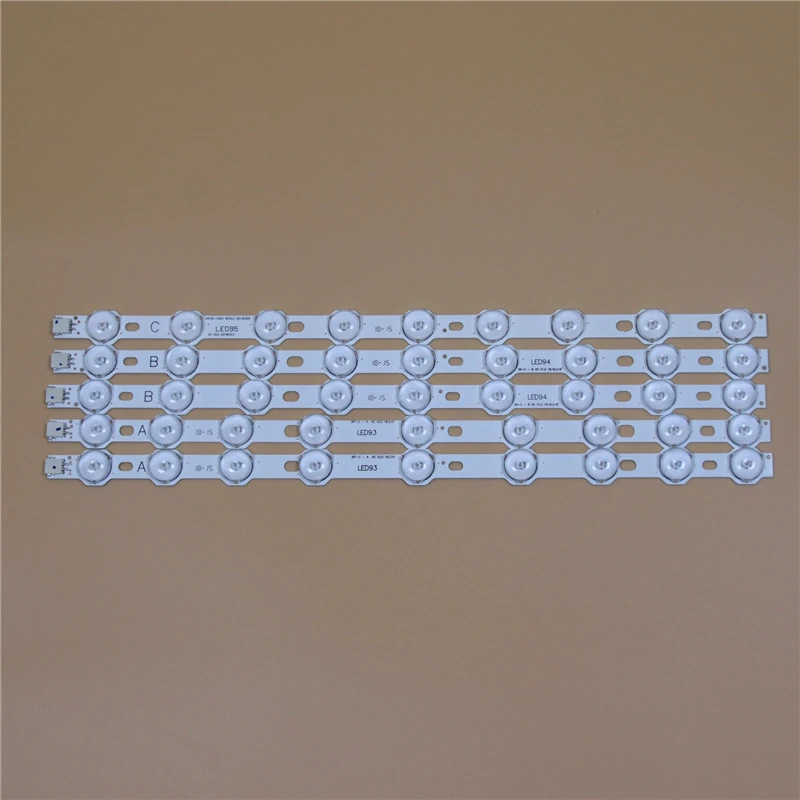 Светодиодные полосы для телевизоров Sharp LC-39LD145K, 39 дюймов, 9 светодиодный лампы объективов, 5 полос, 9FLHY168D 39PF3025D 39FHD-CNOV 39FPD274D